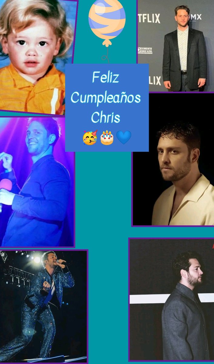 Felicidades <a href="/christopheruck/">Christopher Uckermann</a>  que este año nuevo de vida, el universo te llene de nuevas experiencias, aventuras y aprendizaje mereces lo mejor  feliz cumpleaños a un gran artista que se ganó mi admiración de hace muchos años atrás. Feliz vida.🥳⚡💙🎈🎊🎂💜