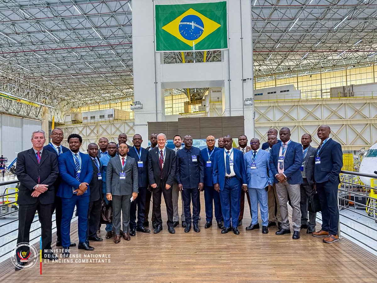 #BRÉSIL, 21.10.2025.
Renforcement de la coopération militaire, le vice-premier ministre de la défense nationale et anciens combattants <a href="/VPMDefenseRdc/">Vice-Primature, Ministère de La Défense/RDC</a> S.E Me Guy Kabombo Muadiamvita séjourne actuellement au Brésil. 
Faisant suite à la récente mission gouvernementale pour la