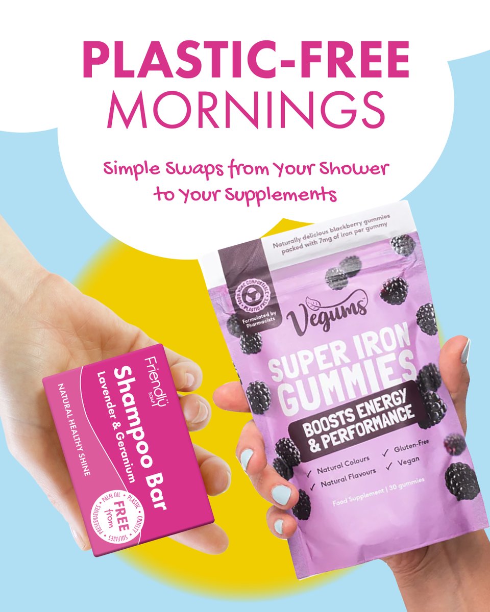 ♻ We believe in making plastic-free swap choices simple. That’s why we’ve teamed up with our eco-minded friends at <a href="/vegums/">Vegums ⓥ</a> to bring you a guide to plastic-free mornings. 
Get 15% OFF Vegums (Code in the blog).
Read on: tinyurl.com/pkwzzjsm
.
#plasticfree #Vegan