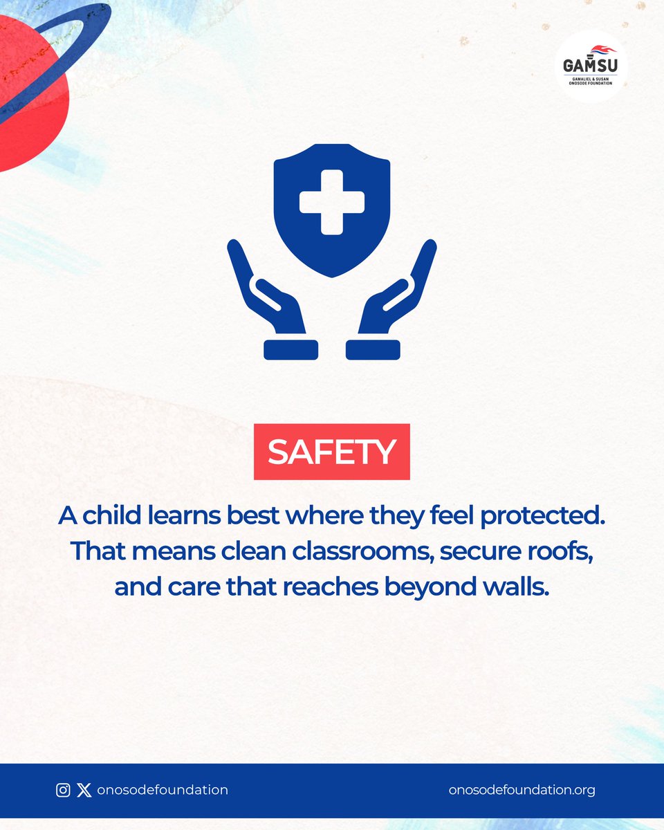 GamsuF's tweet image. Quality education lives in the spaces that hold it, classrooms, libraries, corners of hope.
A true learning space doesn’t just shelter; it inspires.
#EducationForAll #LearningEnvironment #GAMSU