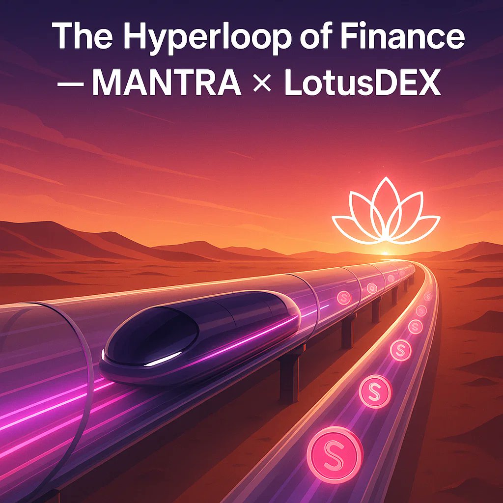 HappyDonkey4's tweet image. Hey there @OnchainOMies, saw a post on the #hyperloop train from NY to London today.

Elon Musk dreams of a train that moves faster than planes. But dreams like that need billions.

That’s where @MANTRA_Chain  &amp;amp; @LotusDEX could come in...
Let&apos;s explore how that could work 👇