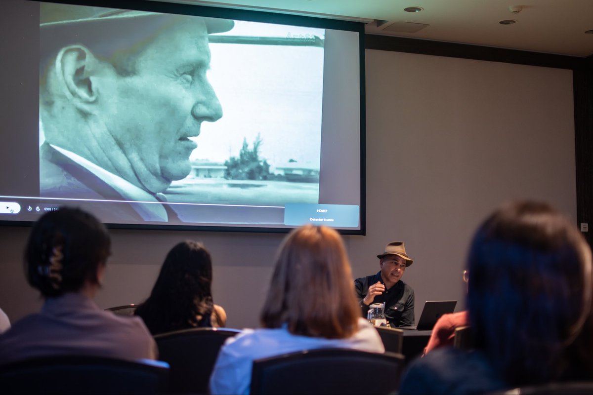 Andres_DiTella's tweet photo. “La forma que piensa: el lenguaje del documental”
Conferencia de Andrés Di Tella
La Plata, octubre 2025
@CulturaPBA #FICPBA https://t.co/1XYm1UaMse