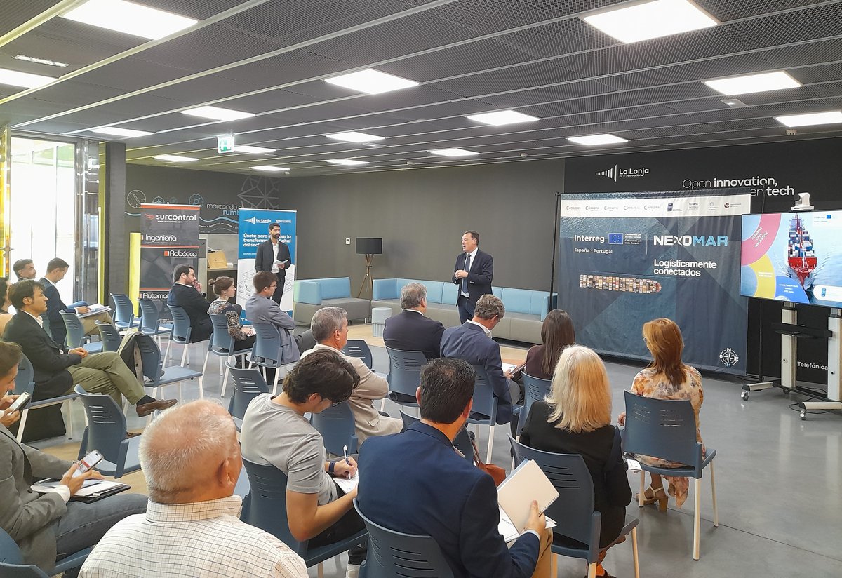 camaradesevilla's tweet image. 🚢 Hoy hemos participado en la jornada del Proyecto #Nexomar en la lalonja.tech, un espacio clave para el impulso de la #TransformaciónDigital en el sector #logístico y #marítimo-pesquero.

🤝 Durante el encuentro, se han presentado los resultados de los retos…