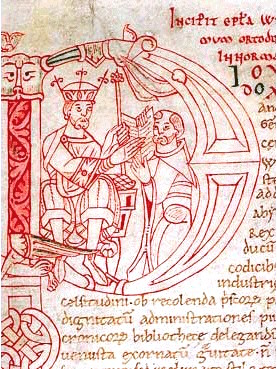William The Conqueror with the chronicler William of Jumieges