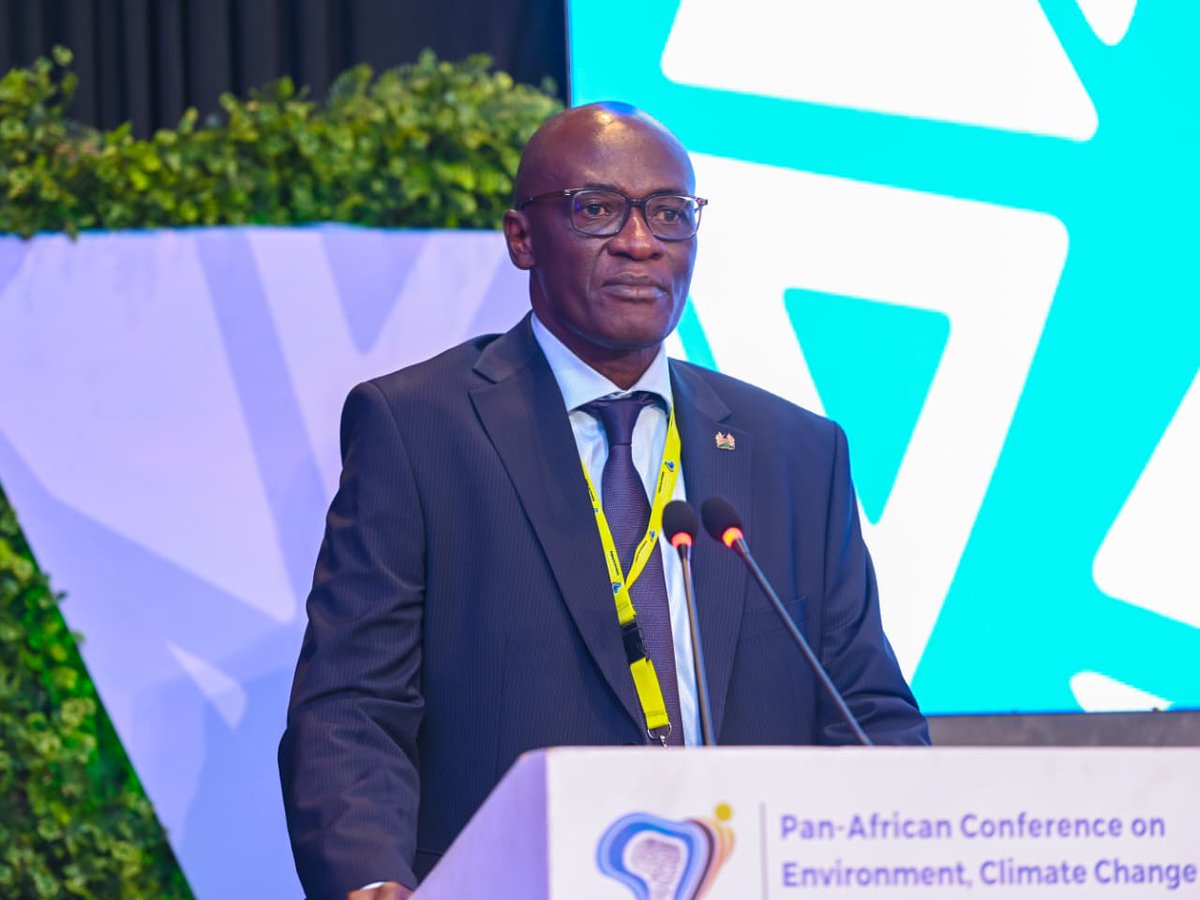 PublicHealthMoH's tweet photo. The Pan-African Conference on Environment, Climate Change &amp; Health opens in Nairobi with the launch of Kenya’s Climate Change &amp; Health Strategy 2024–2029 — a bold step toward a climate-resilient 
Africa.
https://t.co/yYA3ZjYuXt
#ECHAfrica25 https://t.co/EPmQZRpp1w