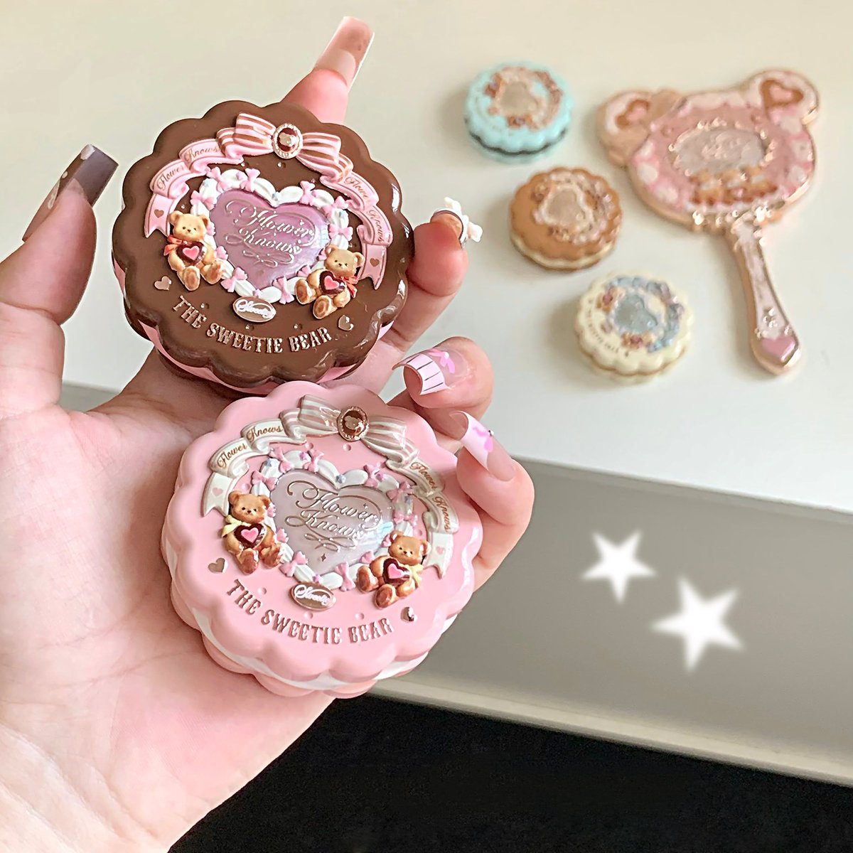 🩷キャンディのような色合い。どれも乙女心の形🍬✨ #フラワーノーズ