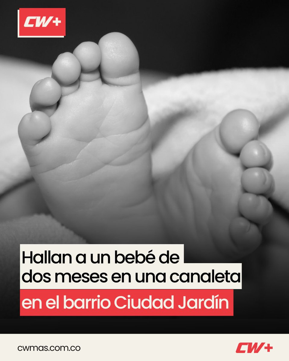 CWMasNoticias's tweet image. CALI | En el barrio Ciudad Jardín, al sur de Cali, fue hallado un bebé de dos meses en una canaleta ubicada en la calle 22 con carrera 126. El menor fue auxiliado por la comunidad y trasladado a la Clínica Valle del Lili, donde falleció pese a los esfuerzos médicos.
Las…