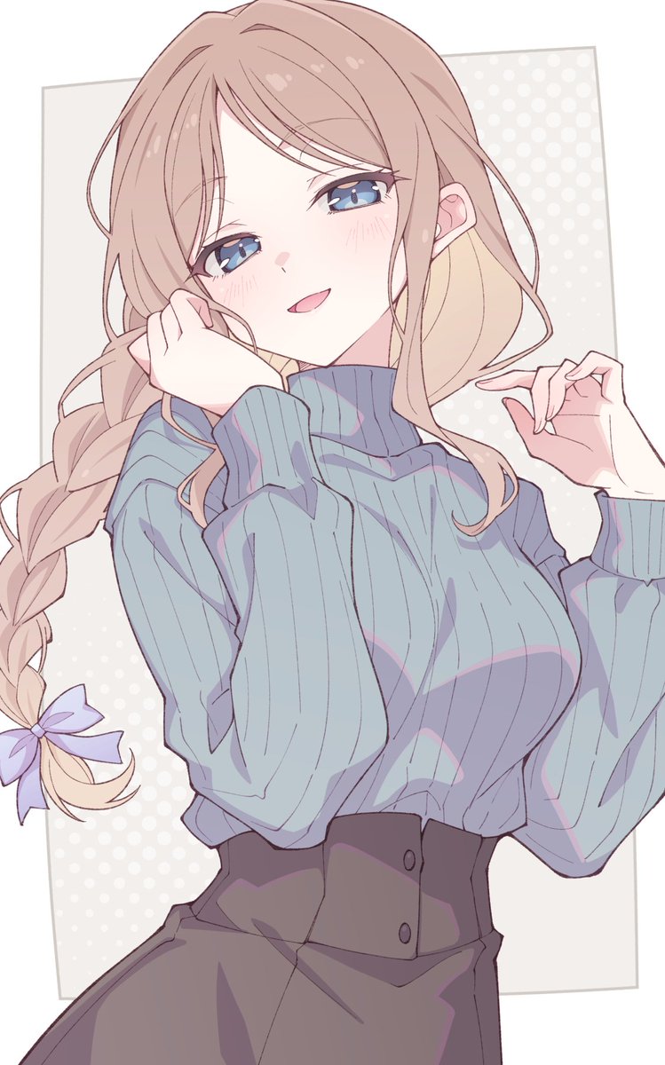 E20_loop's tweet image. 三つ編みそよママ