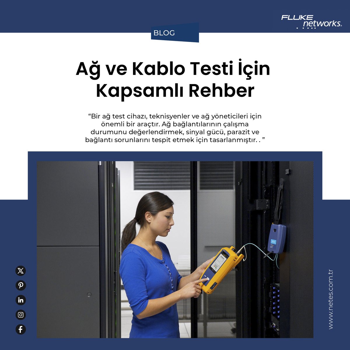 netesmuh's tweet image. BLOG 🌐🔌 | Ağ ve Kablo Testi Rehberi
Ethernet, fiber ve bakır kabloların performansını test etmek için doğru cihazları kullanıyor musunuz?
📘 Tüm detaylar bu kapsamlı rehberde:
👉 netes.com.tr/blog/ag-ve-kab…
@FlukeNetDCI 
#AğTesti #NetworkTesting #FlukeNetworks #CableTesting