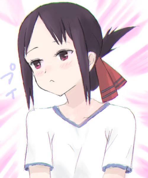 satopian's tweet photo. [32]Re: 絵しりとり ～ ５周目。 by さとぴあ@管理人 - イベント https://t.co/MV68uuyCcV 
#かぐや様は告らせたい 
#お絵かき掲示板
#ChickenPaint https://t.co/9bjPgiAlBA