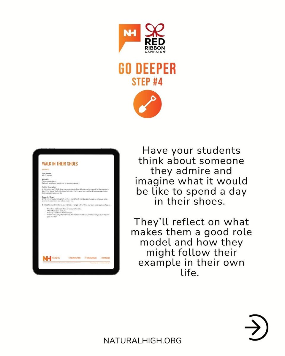 NaturalHigh's tweet image. Today during Red Ribbon Week, students dive into the idea of social awareness. Today&apos;s big question: Who inspires you to be your best self?

Full curriculum found at the link in comments.

 #RedRibbonWeek #PositivePeers #RoleModelsMatter #NaturalHigh #HealthyInfluences