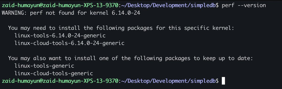 redixhumayun's tweet image. Use Ubuntu they said. It will be stable they said.
A minor upgrade to the kernel version and it can't find perf anymore because it isn't packaged properly.