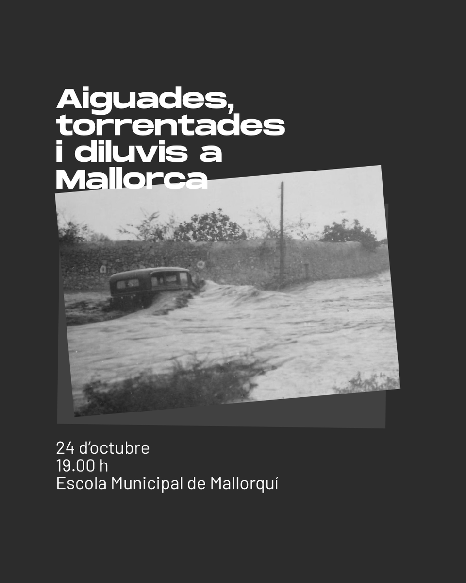 🟨 Conferència a càrrec de Miquel Grimalt Gelabert, doctor en Geografia i catedràtic de Geografia Física a la Universitat de les Illes Balears.

Més informació: enviumanacor.com/esdeveniments/…

#enviu #manacor #mallorca #culturamallorca