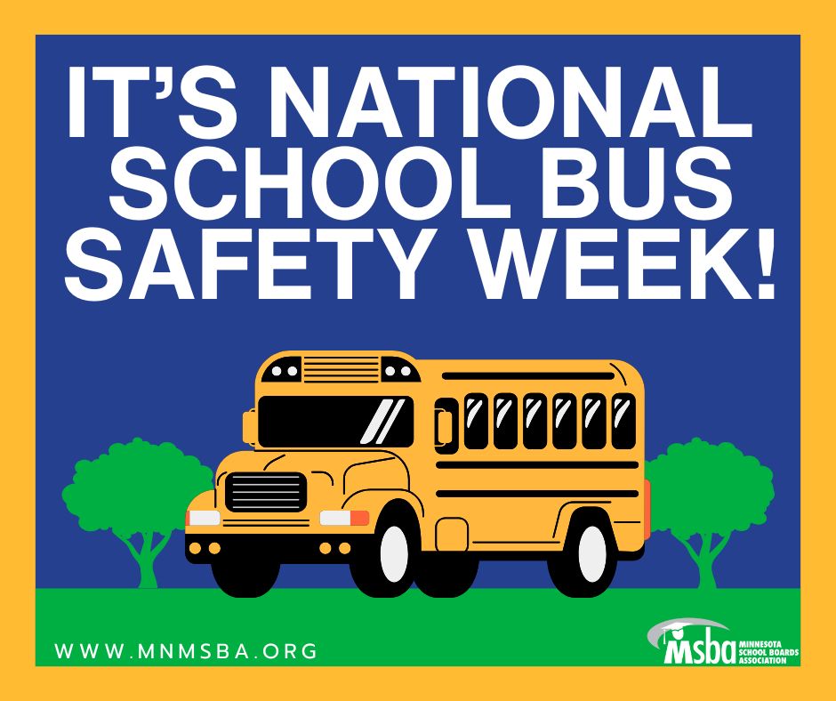 mnmsba's tweet image. It’s National School Bus Safety Week! A reminder to keep safety top of mind around buses and to appreciate the drivers ensuring every student arrives safe and ready to learn. #BusSafetyWeek #ThankYouDrivers