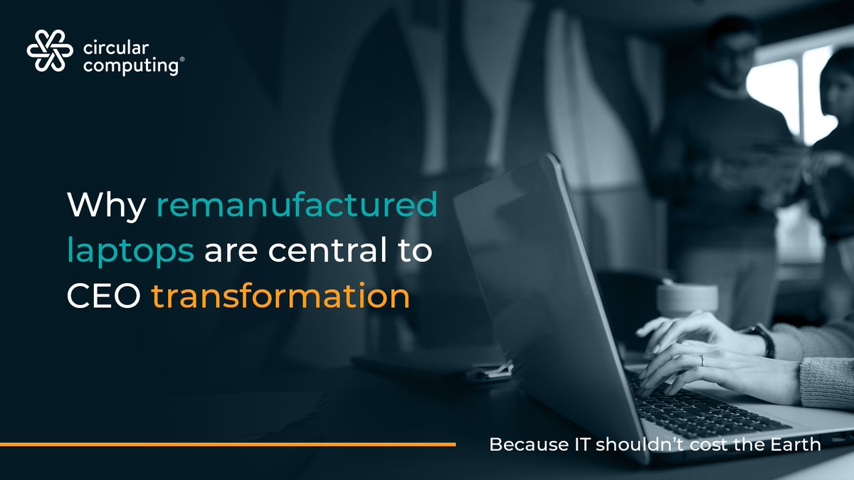 Remanufactured laptops are transforming C-suite priorities - cutting #costs, reducing #risks, enabling #innovation &amp; strengthening #ESG credentials.

Smart, #sustainableprocurement frees up capital for #AI &amp; #digitaltransformation.

Read more: circularcomputing.com/news/why-reman…