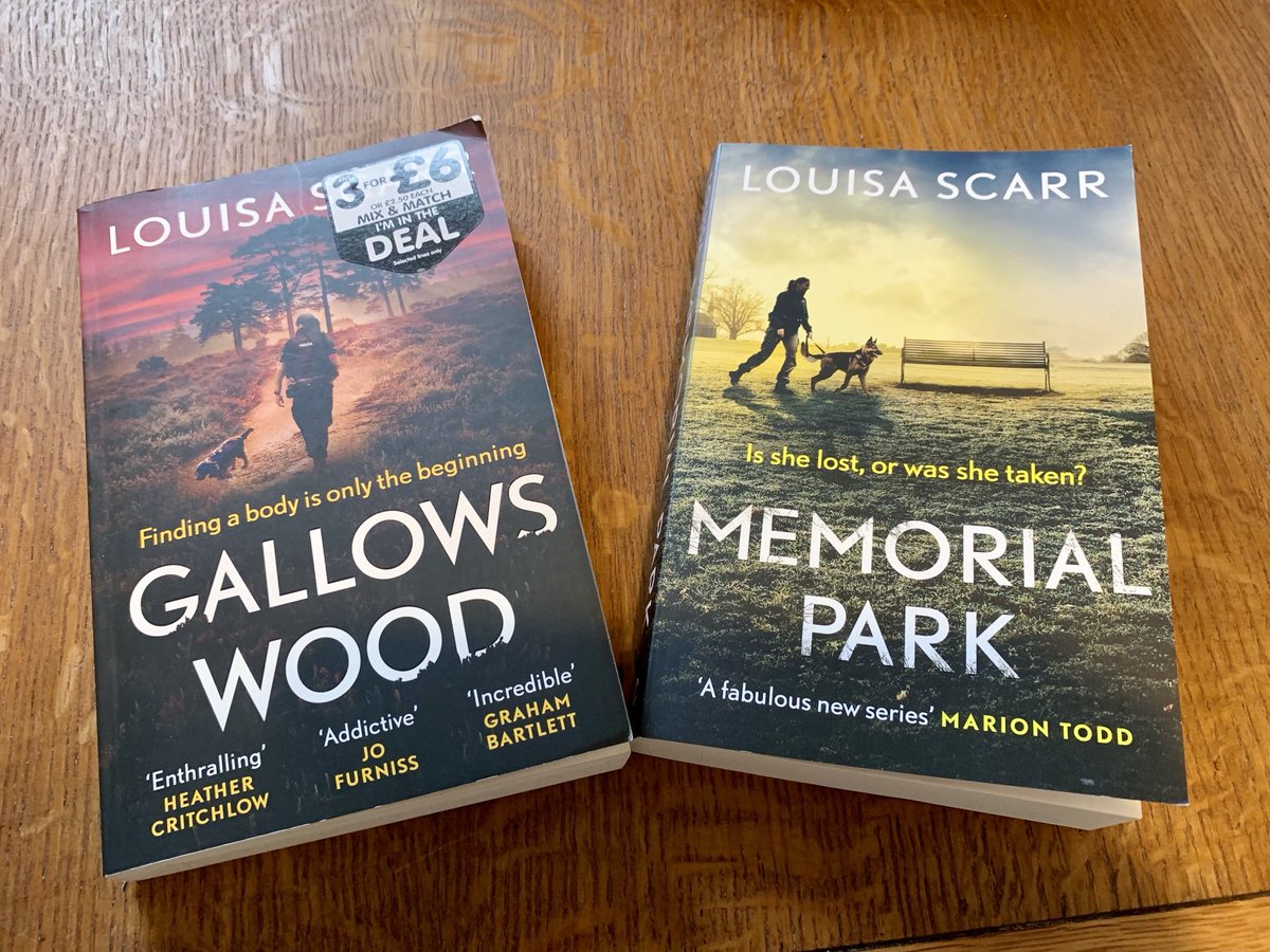 Really enjoyed both of these. I was intrigued as to how a police dog handler might get involved in solving complex crimes but Louisa Scarr has pulled that one off perfectly. Big thanks to ⁦<a href="/paperclipgirl/">Louisa Scarr</a>⁩ for writing and @nolandom for the heads up