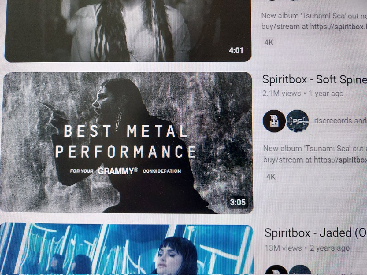 rotoscopeboy's tweet photo. New thumbnail for the Soft Spine mv
#GRAMMYs #bestmetalperformance https://t.co/Fa4QasKRZk