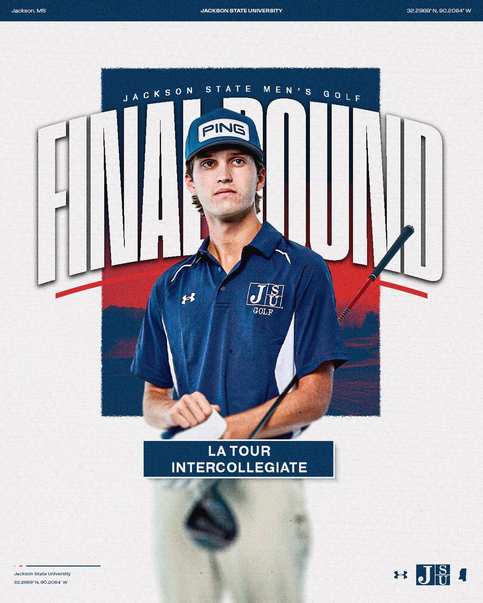 gojsutigersgolf's tweet image. FINAL ROUND‼️

🆚 | LaTour Intercollegiate
📍 | Mathews, La.
⛳️ | LaTour GC
⏰ | 8 am

#TheeILove | #BleedTheeBlue | #TheeFormula