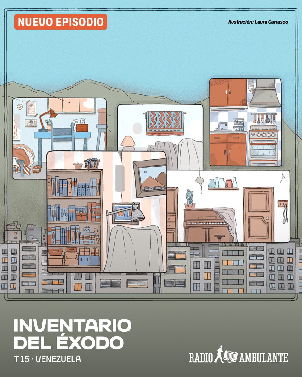 ⚡️NUEVO EPISODIO ⚡️

En Venezuela, el éxodo dejó más de un millón de casas deshabitadas pero repletas de objetos. Una cuenta pendiente para algunos de los que se fueron y que, tarde o temprano, tendrán que decidir qué hacer con todo lo que dejaron ahí.

radioambulante.org/audio/inventar…