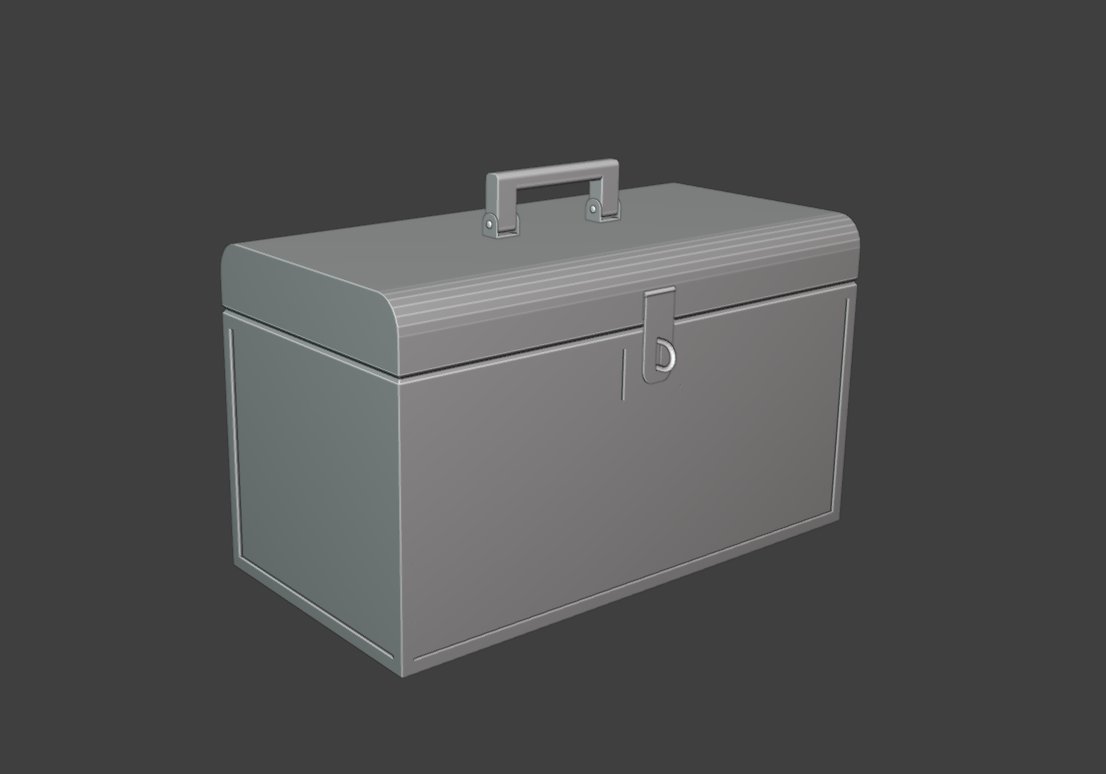 BitByteBytes's tweet image. daily whitebox #90
small toolbox
#dailywhitebox
#lowpoly #indiedev #gamedev #b3d
#3dmodeling #blender #gameart #3dart