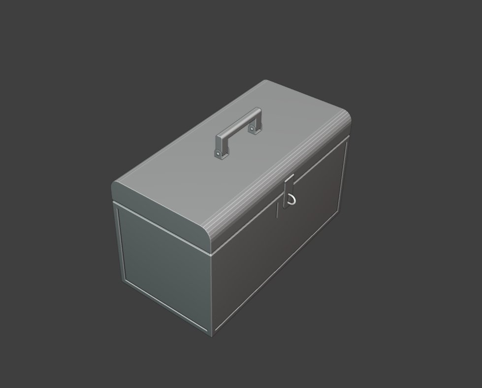 BitByteBytes's tweet image. daily whitebox #90
small toolbox
#dailywhitebox
#lowpoly #indiedev #gamedev #b3d
#3dmodeling #blender #gameart #3dart