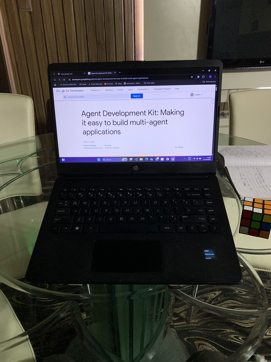 Devprinze's tweet image. Going deep into LangGraph then I discovered this (Google Agent Development Kit)
Google is goated fr