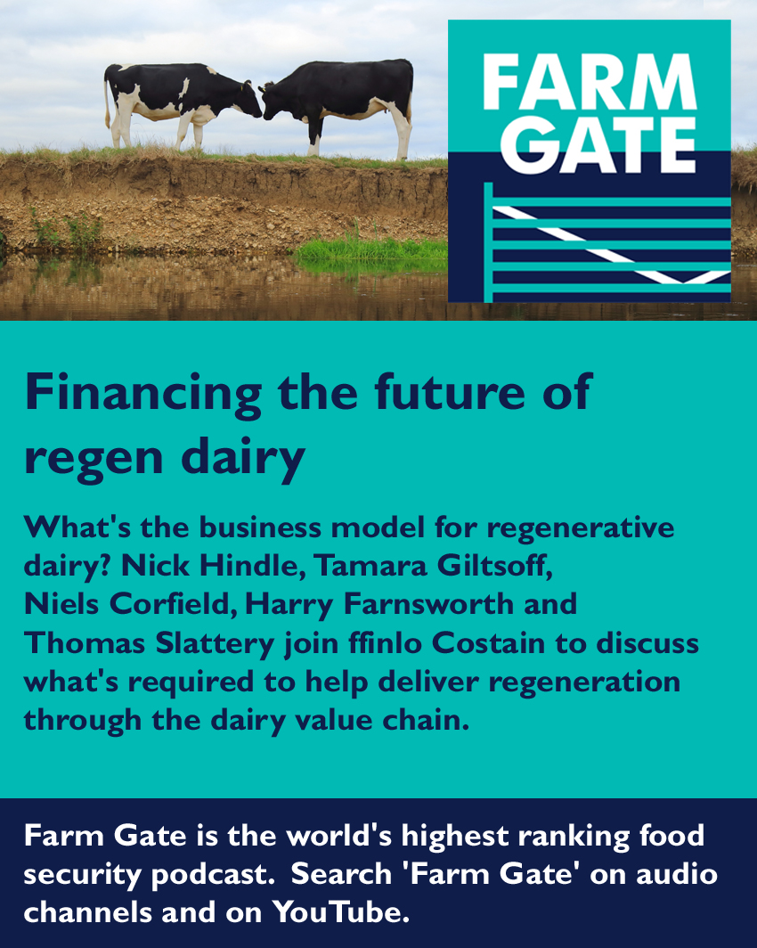 🌿 🧀 NEW FARM GATE POD: Financing the future of regen dairy👉Listen here: podcasts.apple.com/us/podcast/fin… ffinlo Costain is joined by <a href="/TamaraGiltsoff/">Tamara Giltsoff</a>, <a href="/SoilAssociation/">Soil Association</a> Exchange, <a href="/niels_corfield/">Niels Corfield</a>, Nick Hindle, <a href="/first_milk/">First Milk</a>, <a href="/hcfarns/">Harry Farnsworth</a>, <a href="/Rabobank/">Rabobank</a> and <a href="/tslatters/">Thomas Slattery</a>, Adopt Support Hub.