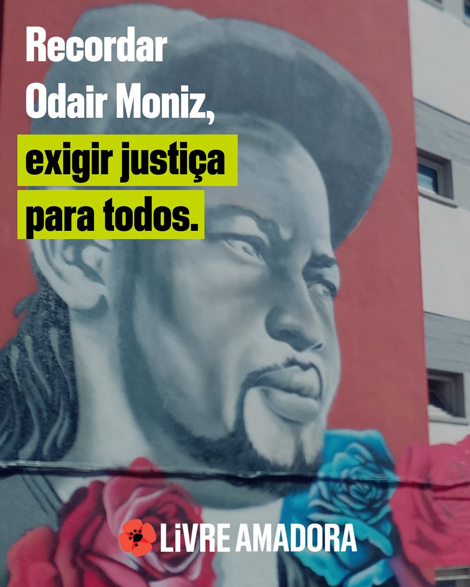 Odair Moniz, 43 anos, pai e morador do Bairro do Zambujal, foi morto por ação de um agente da PSP, na Cova da Moura, em circunstâncias que continuam por esclarecer. Um ano depois, o LIVRE Amadora recorda Odair e reafirma o seu compromisso com a justiça e a dignidade de todos.