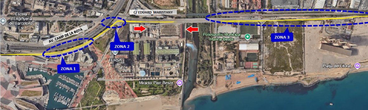AjSantAdria's tweet image. AVÍS AFECTACIÓ TRÀNSIT 🚴‍♂️Triatló BCN–Mataró–BCN
📅 Diumenge 26 d’octubre
🕖 De 7:00 a 14:30 h

⚠️ Tall total de circulació a:
➡️ Av. Camp de la Bota
➡️ C. Eduard Maristany

🅿️ El pàrquing d’Eduard Maristany també romandrà tancat.
Consulta el recorregut d&apos;afectacions 👇

#SAB
