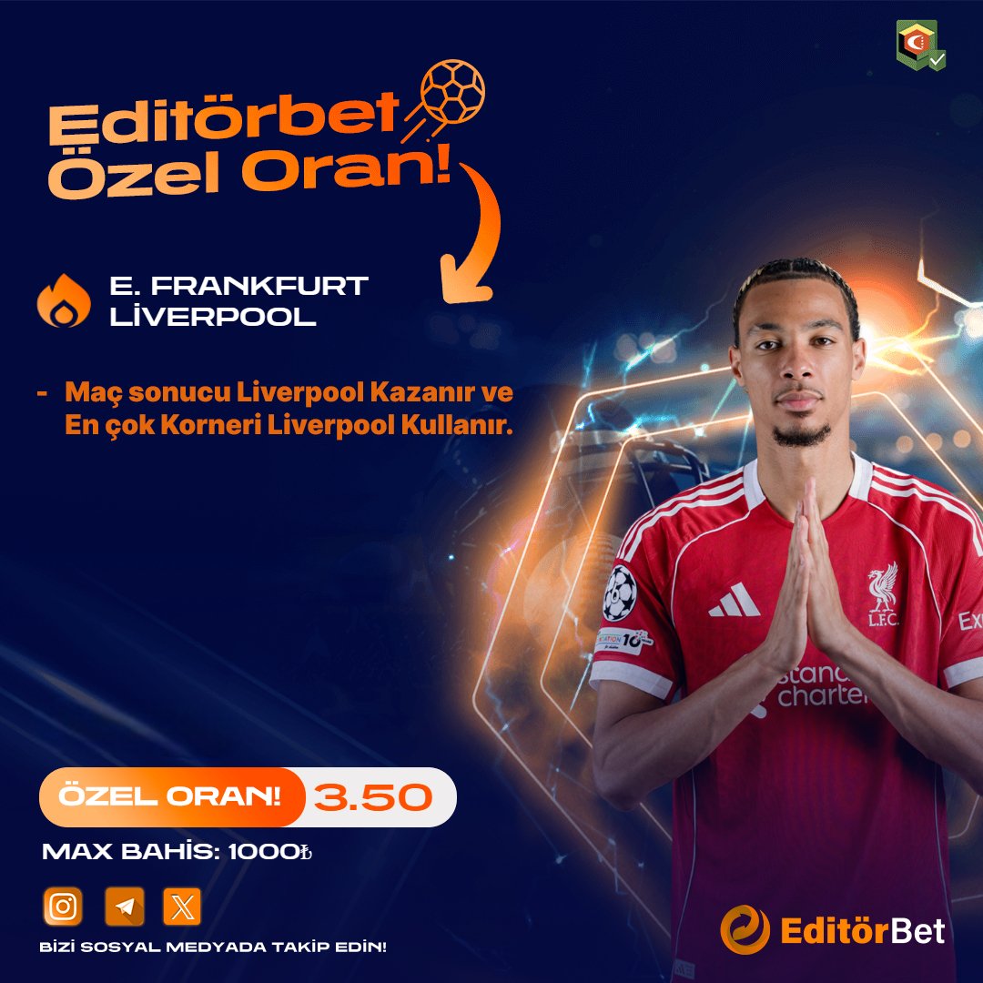 editorsosyal's tweet photo. 🏆Özel oranlarıımız hazır!

⚠️Sahte sitelere dikkat edin⚠️ https://t.co/VqrDeOsdHj