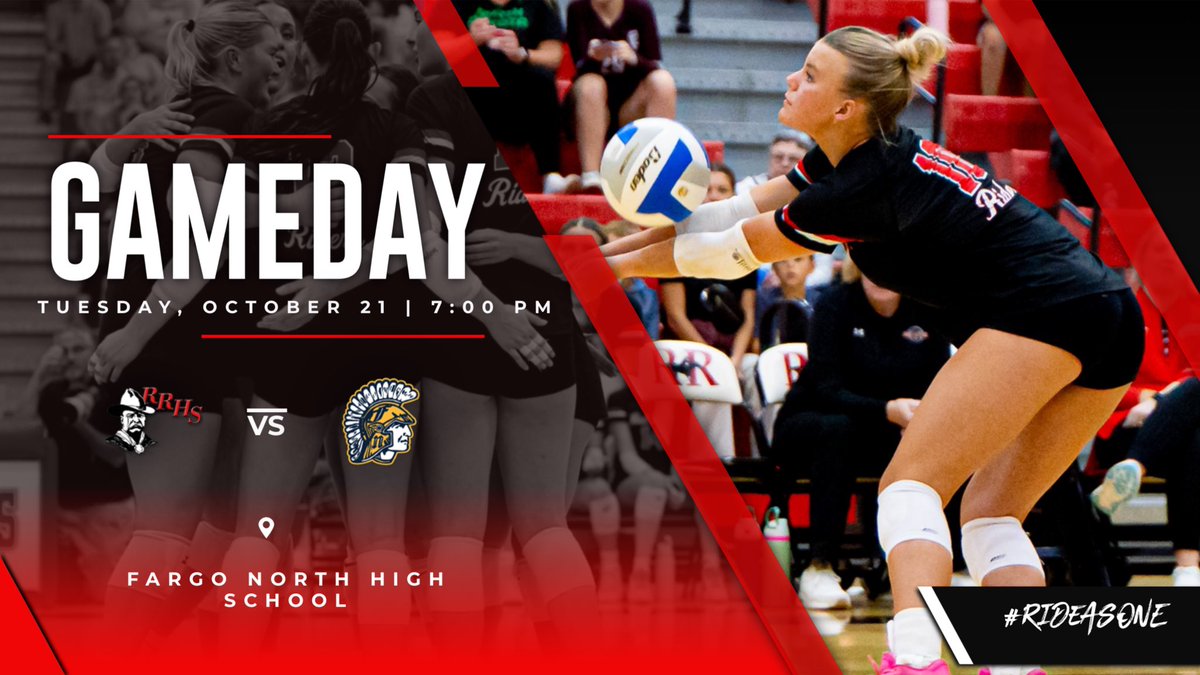 🏐❤️GAMEDAY❤️🏐
Riders 🆚 Spartans
📍Fargo North High School
⏰ 7pm
#RideAsONE