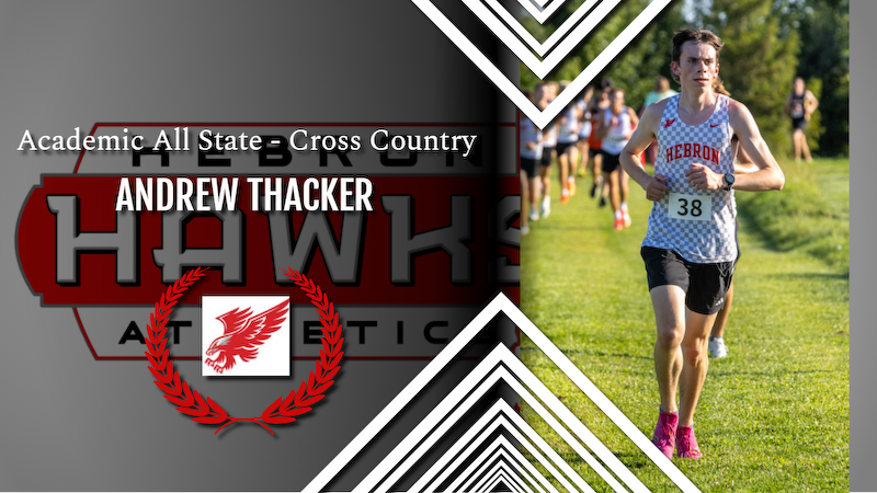 Congratulations to our own Andrew Thacker for being named to the Cross Country Academic All State Team!