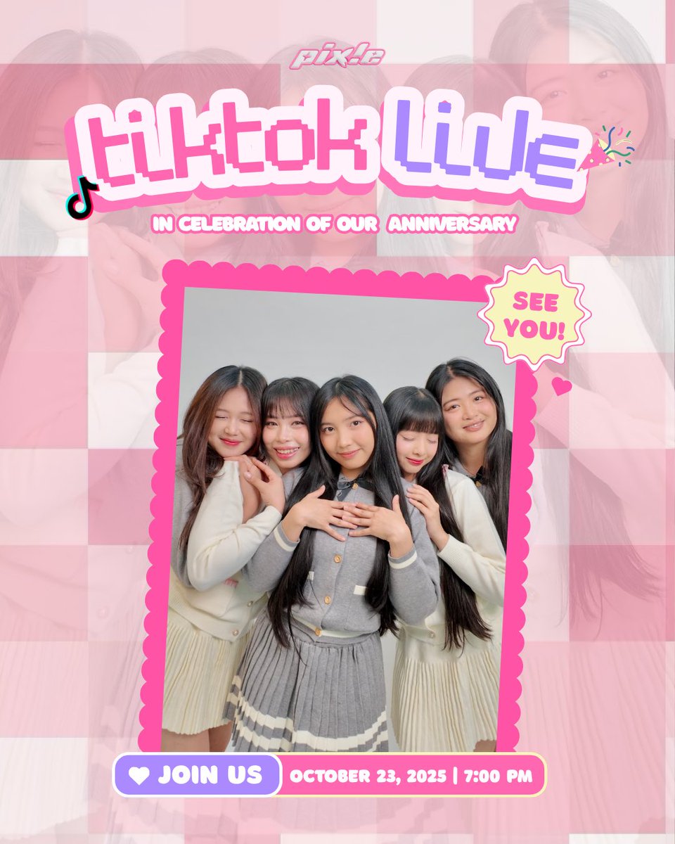 pixieofficialph's tweet image. In celebration of our anniversary, we’re going live on TikTok this October 23 at 7 PM! 🎉 Join us on our TikTok account and celebrate with us! 💖

#pixieofficialph #pixieppopgroup #pixieph