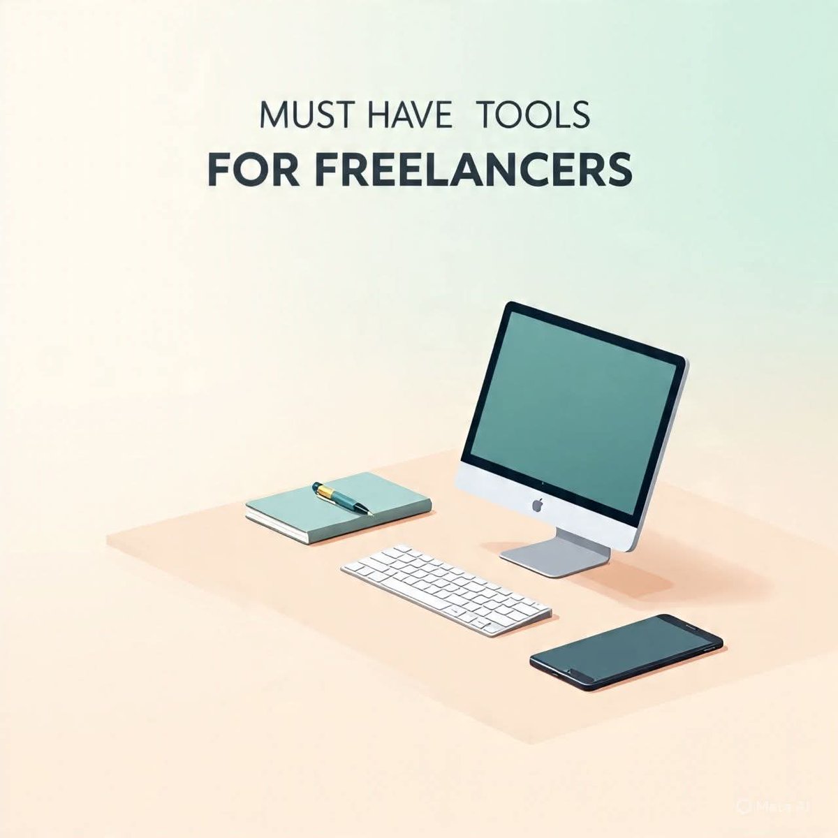 NnennaVirtual's tweet image. ✅MUST HAVE TOOLS FOR FREELANCERS
Starting your freelance journey?
Having the right tools can save you time, help you look more professional, and boost your productivity. Here are beginner-friendly tools to help you work smarter — not harder:
✅.