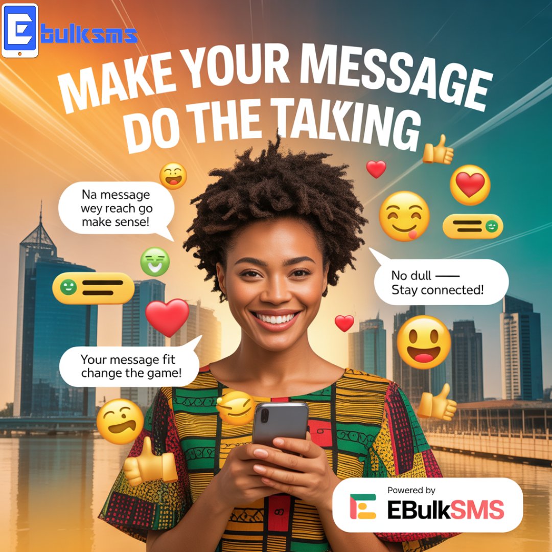 EBulksms's tweet image. ☀️ Afternoon Check-In 🚀

Your story shouldn’t pause midweek! Embrace that #MainCharacterEnergy 💬

With #EbulkSMS, you can:
🔔 Trigger action
🔄 Reconnect with customers
⏰ Send updates that stick

Stay visible. Stay connected. 💥📲
#SMSMarketing Blord #MainCharacterEnergy Spoon