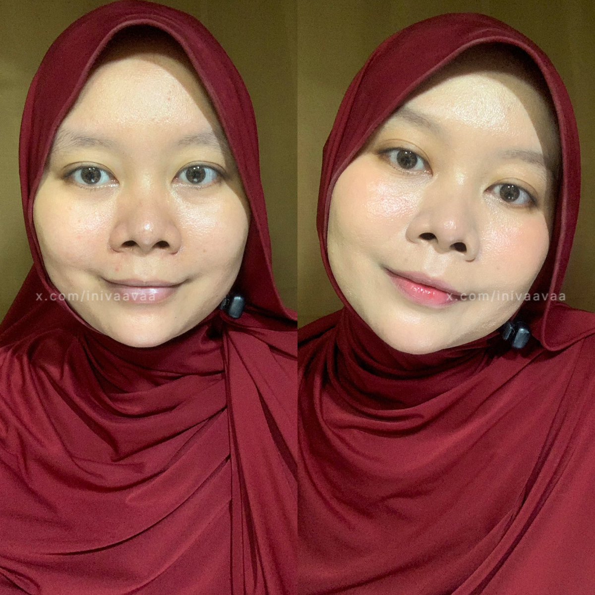 Makeup simpel no ribet, no dempul, ga pake banyak produk yang bikin gerah, satset ga nyampe 5 menit langsung fresh.