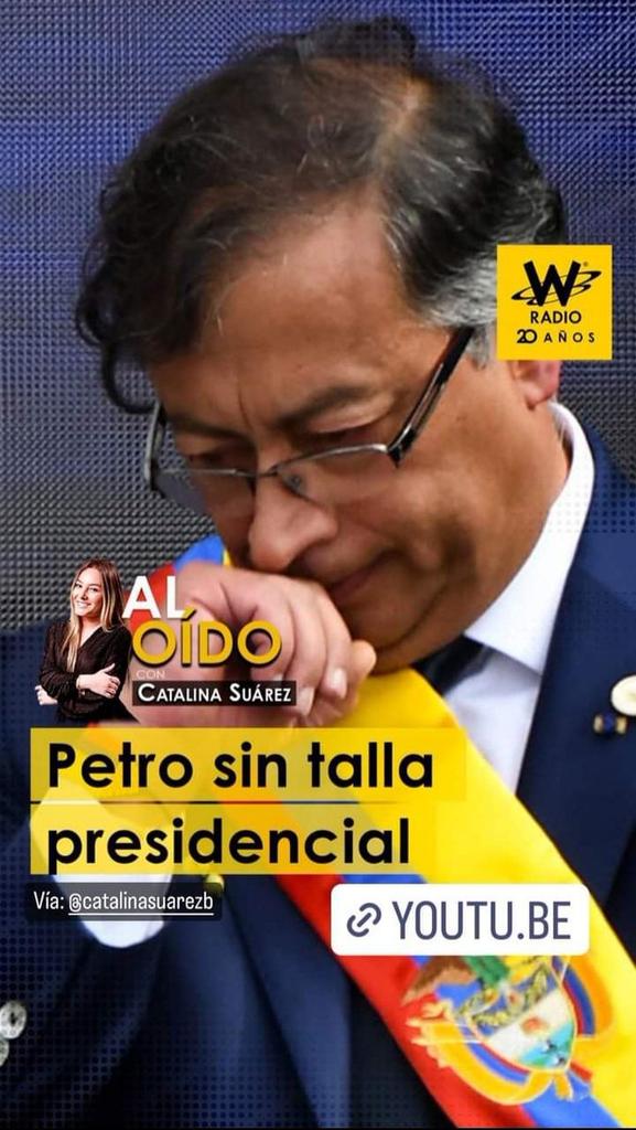 Gran verdád.!
Petro totalménte Derrotado.!
Lo que no hizo en 3 años no lo hará en 8 meses. Esto TERMINÓ.!