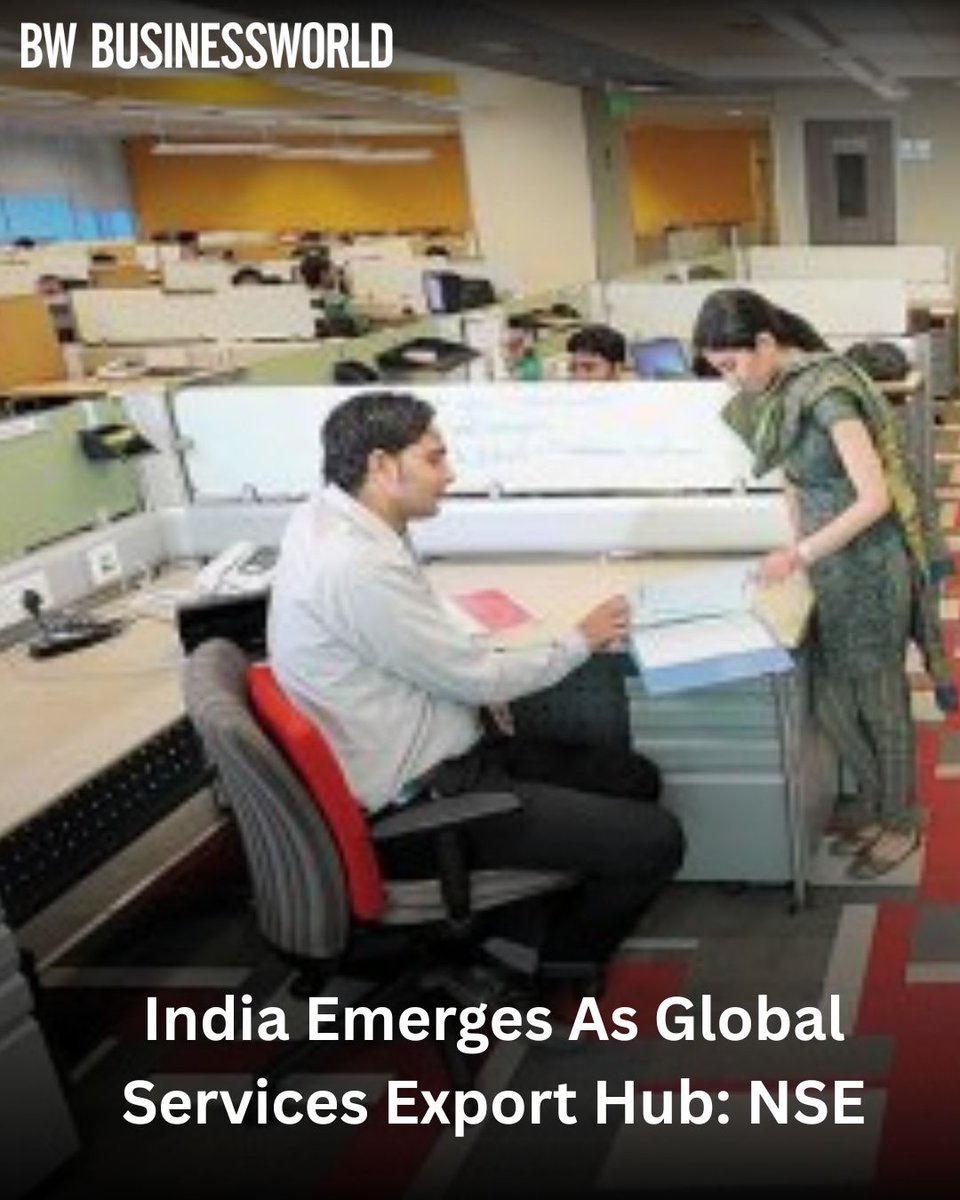 BWBusinessworld's tweet image. The country now ranks seventh globally in services exports, and Global Capability Centres are set to employ over 26 lakh professionals by FY30

Read More: businessworld.in/article/india-…

@anuragbatrayo | Noor Fathima Warsia | Tanvie Ahuja

#NSETirthankarPatnaik #ServiceSector