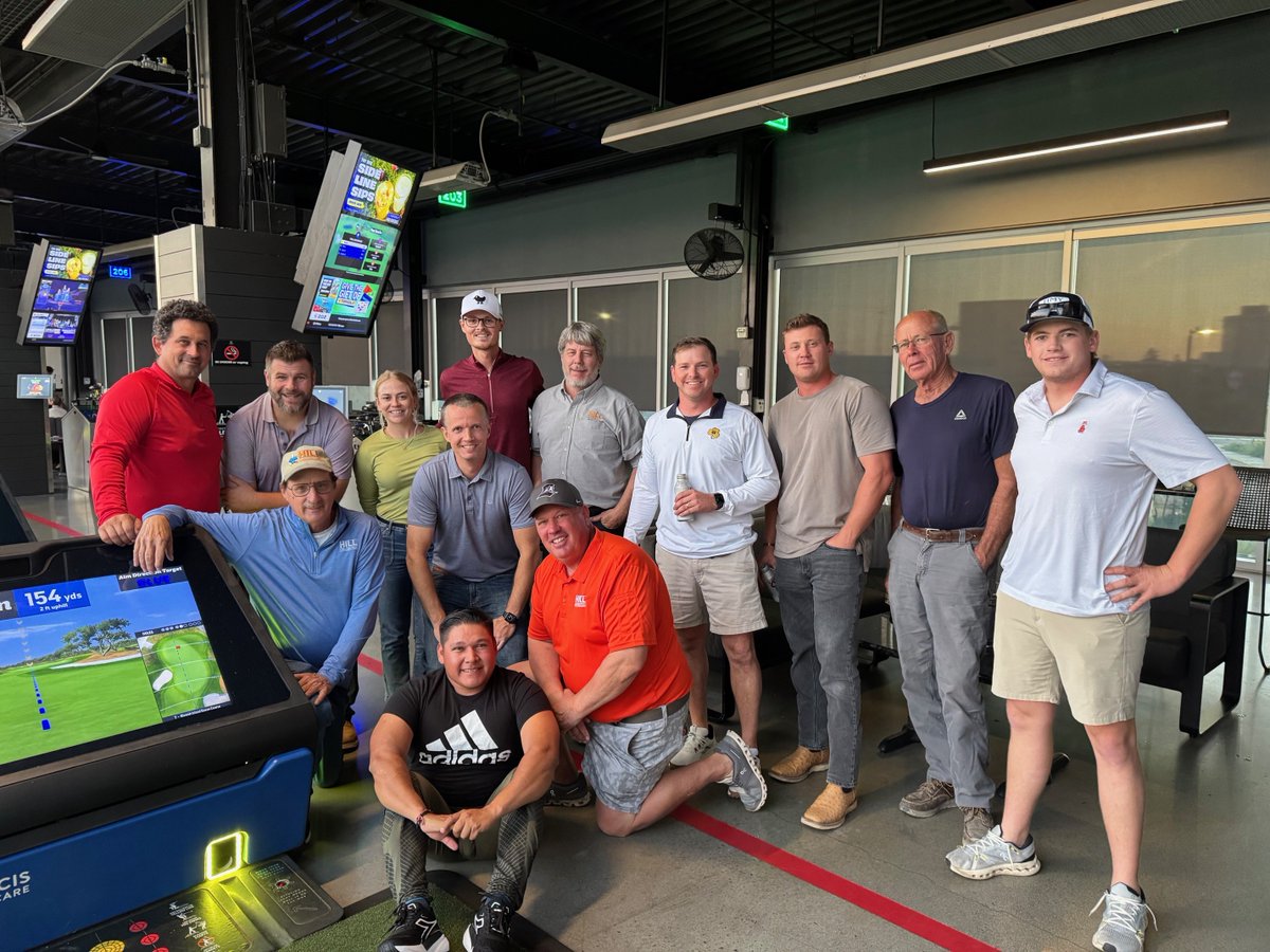 HillCon's tweet photo. Last week, we swapped hard hats for golf clubs! The Hill Construction team took a well-earned break for some friendly competition and laughs at Topgolf. It was a great opportunity to relax, connect, and celebrate the hard work that goes into every project we build.
#HillCares https://t.co/EFhBT79Dbx