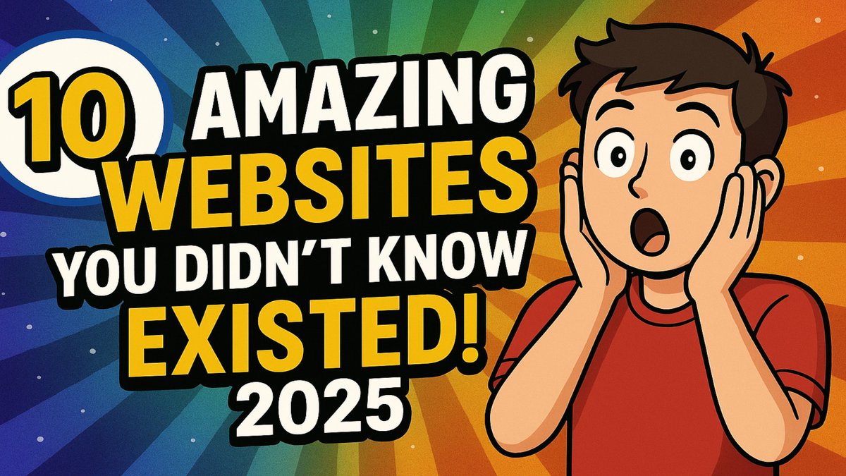 BrettInTech's tweet image. 10 All-New Amazing Websites You Didn&apos;t Know Existed! 2025
Watch Here: youtu.be/jgiNbk_4oxc