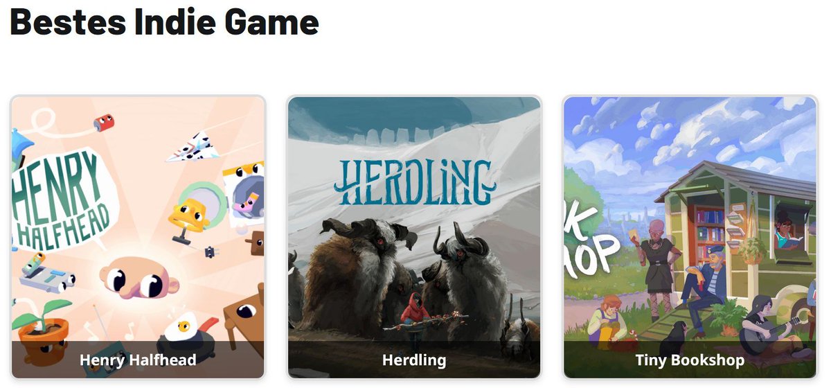 We're nominated for the Deutscher Entwicklerpreis (German Developer Awards) in the categories Best Indie Game, Best Game Design and Best Audio Design 😱😍