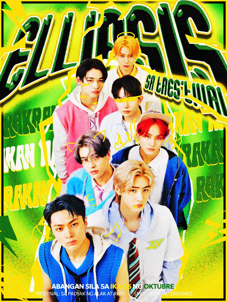 ELLIPSISTWT's tweet image. ⠀
⠀
[ EVENT #이벤트 ]

Oh, ano na? Ayain mo na ang buong barkada!
Tara na't mag-jamming kasama ang  #ELLIPSIS 
sa TRES'tival: Sa Padyak ng Alak at Awit! 🍻🎊

‘Takits, HELLIX! 
#LimitlessTresta
#AlakAtMusikaMagkasama
#TatlongTaonNaGuys 
⠀
⠀