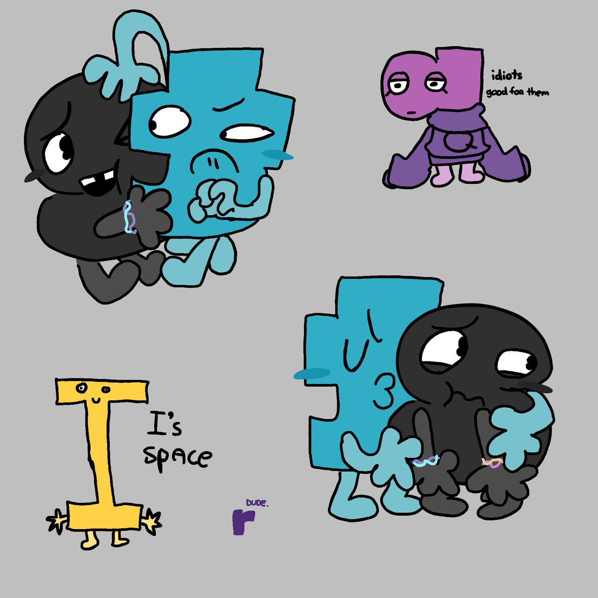 skehwey's tweet image. Haven&apos;t drawn them in a while #PaSosc #ProblemsandSolutions #PaS #osc #objectshowcommunity