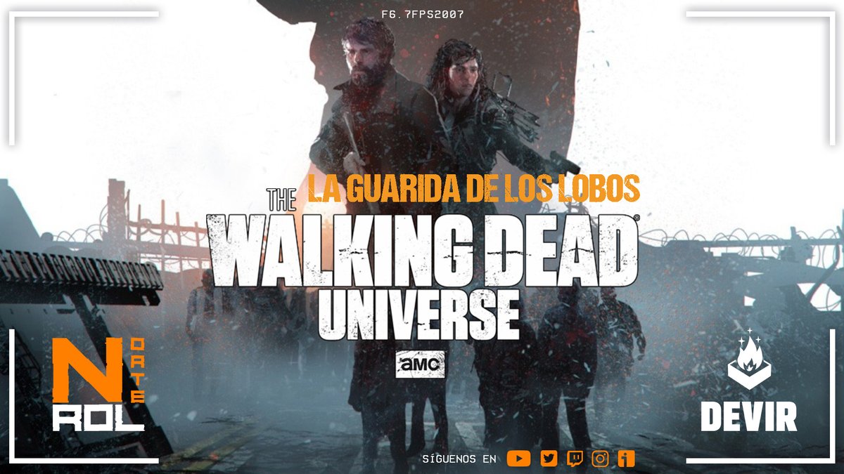 Esta noche a las 22:15h. estaremos en directo con la tercera y muy posiblemente última sesión de La guarida de los lobos, aventura recogida en la caja de inicio del juego de rol  #TheWalkingDead publicado por <a href="/DevirIberia/">Devir Iberia</a> 
m.twitch.tv/norterol