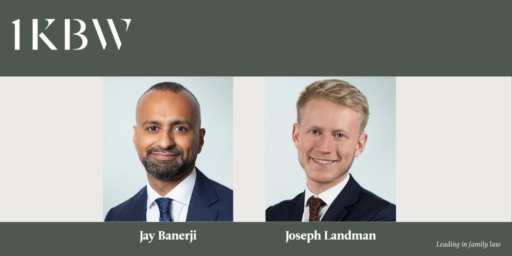 1KBW's Jay Banerji and <a href="/joelandman_/">Joseph Landman</a>, instructed by Kevin Skinner of <a href="/GoodmanRay1/">Goodman Ray</a>, appear in the Court of Appeal today in the matter of Re D (A Child). The appeal concerns the sufficiency of a judgment, and burden of proof, with respect to ‘threshold’ in care and placement orders.