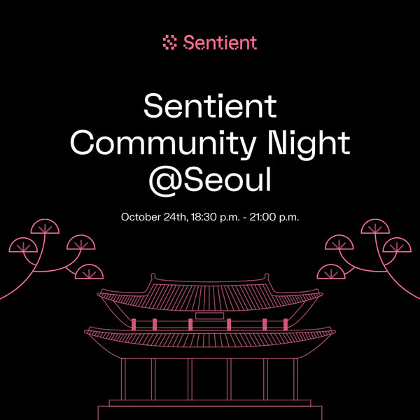 minggimsoo's tweet photo. 혹시 이번에 서울에서 열리는 @SentientAGI 밋업에 참여하고 싶으신 분?

제가 어찌저찌 기회를 얻어서 Sentient Community Night — Seoul 밋업에 참여할 수 있는 기회를 평소 @SentientAGI 에 관심을 가져주시던 커뮤니티 여러분들에게 드리고자 합니다.

조건 1. 이 글 인용 or 리트윗 후 '나 진짜 센티언트에 진심이다' 가 전해질 수 있게 댓글을 작성해주세요

조건 2. @SentientAGI 한국 텔레그램 채널 입장 후 가벼운 인삿말 건네기 (당첨시켜주세요 X)

___________________________________________________________

아무래도 센티언트가

'커뮤니티가 소유하고 개발하는 오픈소스 인공지능' 을 목표로 하는 프로젝트이다 보니

어떻게든 최대한 커뮤니티 분들께서 좋은 시간을 가질 수 있는 기회를 마련해드리고 싶어 어렵사리 준비해봤습니다.

참여해 주신 분들 중 총 다섯 분께 밋업 참석권을 드리고 밋업 날짜가 24일이다 보니 당첨자는 내일 오후에 바로 공개하도록 하겠습니다!

Luma 신청 링크 : https://t.co/PyLam0U6NH

어떻게 이 기회를 얻게 되었는지는 추후 썰을 풀 예정 (노잼)