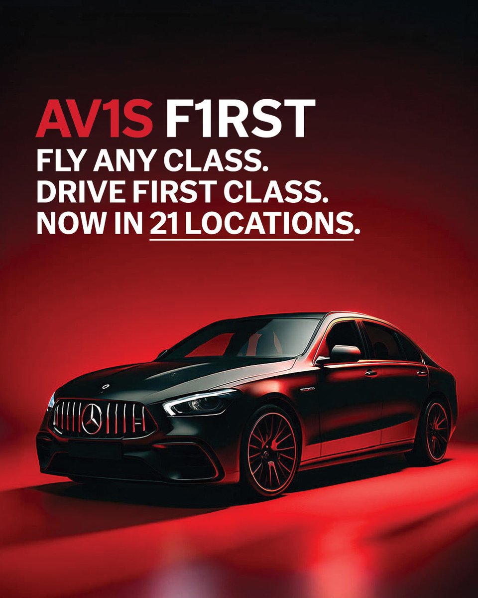 Avis's tweet image. Are you ready to experience Avis First for yourself? Check out the link in our bio to learn more!

#Avis #AvisFirst #TravelTip #Travel #PlanOnUs