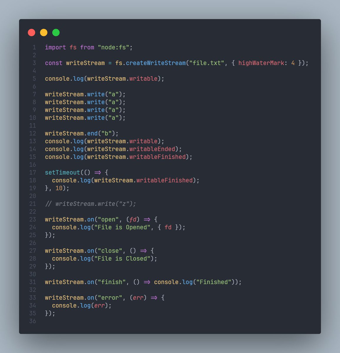 ritik65477's tweet image. 🚀 Day 106 of My Web Dev Journey – Backend
Diving into: Streams in Node.js
Last 3 days, I explored:
🔹 What are Streams & their Types
🔹 Readable & Writable Streams
🔹 Backpressure & Piping
🔹 Duplex & Transform Streams
#NodeJS #BackendDev #100DaysOfCode #LearnInPublic #WebDev