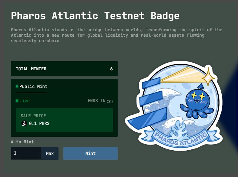 🌊 Things are moving fast on Pharos.

<a href="/pharos_network/">Pharos | Testnet Live</a> Creators Arena 2nd Wave

The new AtlanticOcean testnet is being upgraded, and it's clearly a step up!
<a href="/grandline_world/">Grandline</a> premiere for the new season. I wish everyone a safe journey on the new wave.