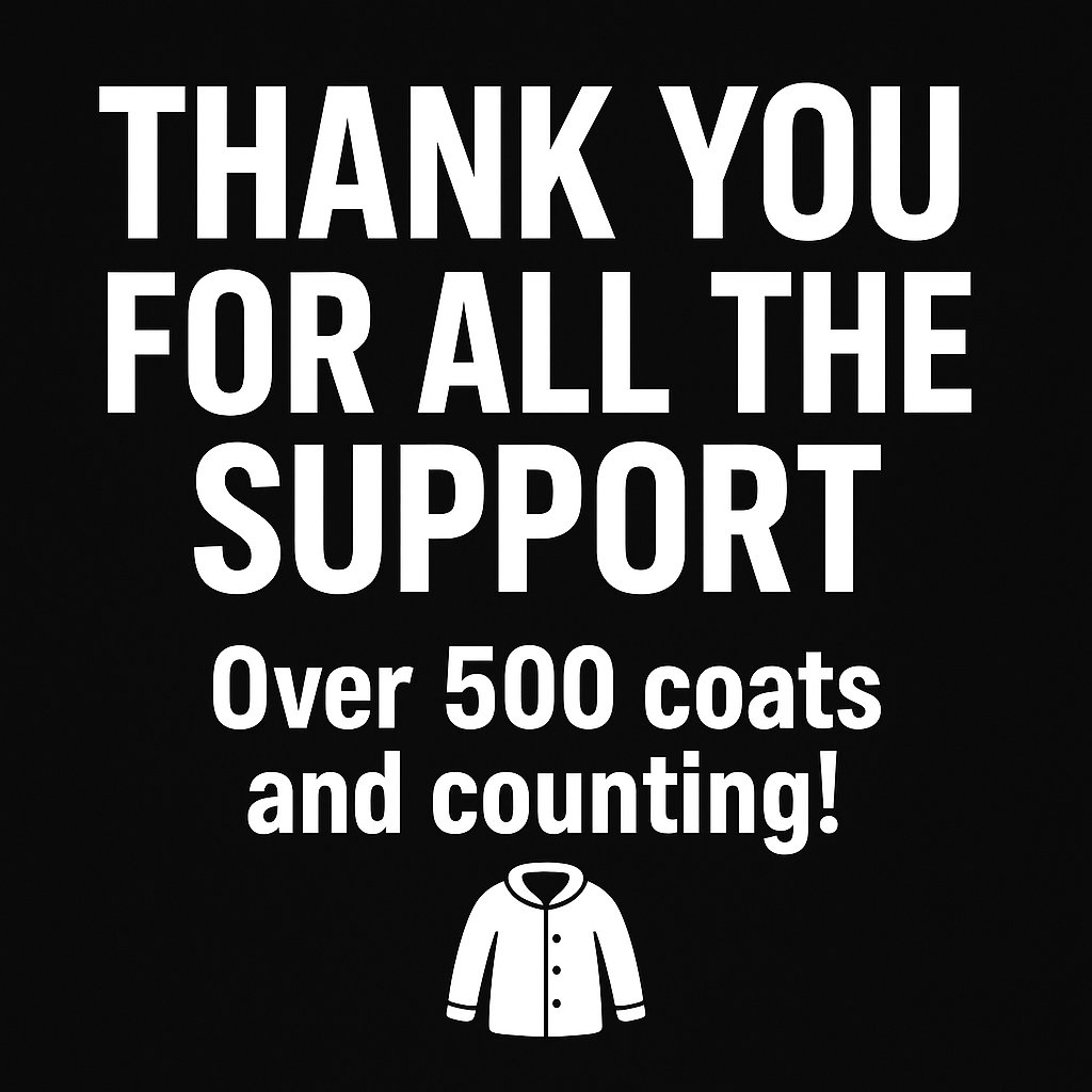 ProjAssistInc's tweet image. We did it 🙌 Over 500 coats and counting collected for families in need and we’re not done yet! There’s still time to donate as we start making drop-offs this week.  If you know a family in need, please reach out — we’ll personally make sure they get a coat! #CoatsForKids #Omaha